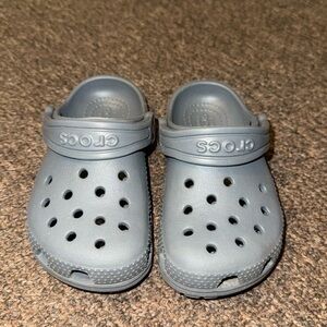 Grey Toddler Crocs size 8C